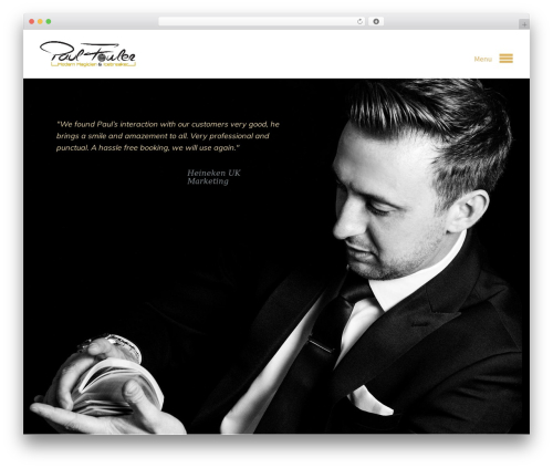 Best WordPress theme Paul Fowler Magic - paulfowlermagic.co.uk