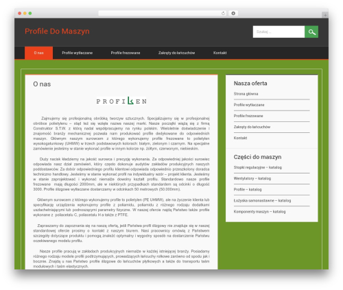 DK Responsive WordPress theme - profilen.pl