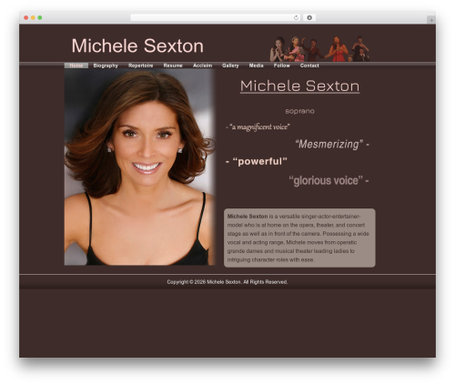 Dynamik-Gen best WordPress theme - michelesexton.com