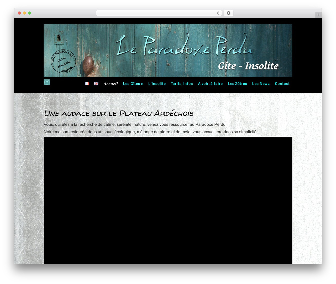 Evolution theme WordPress - paradoxe-perdu.fr