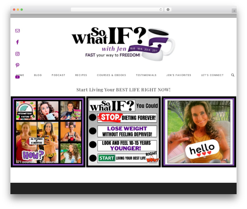 Little homepage blocks WordPress plugin - sowhatifwithjen.com