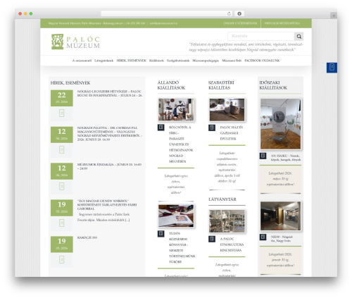 Web stat WordPress plugin - palocmuzeum.hu