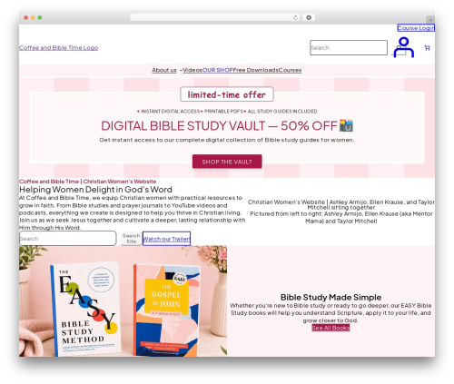 Merchant pro WordPress plugin - coffeeandbibletime.com