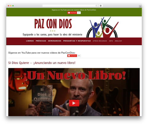WordPress theme Thesis - pazcondios.com
