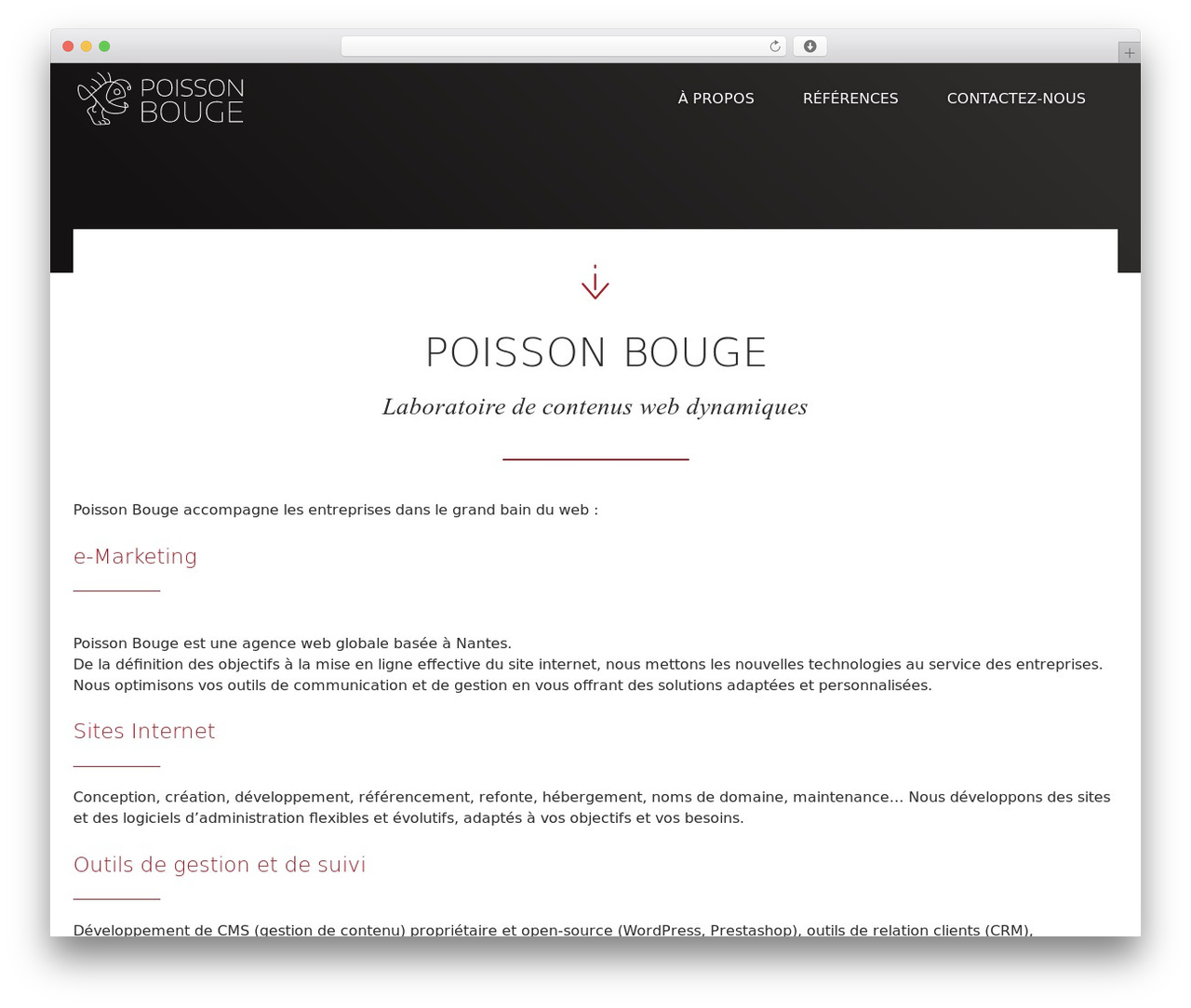Cabi WordPress theme - www.poissonbouge.fr