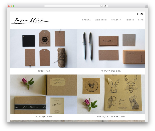 Gallery Responsive WordPress Theme WordPress theme - paperstick.pl