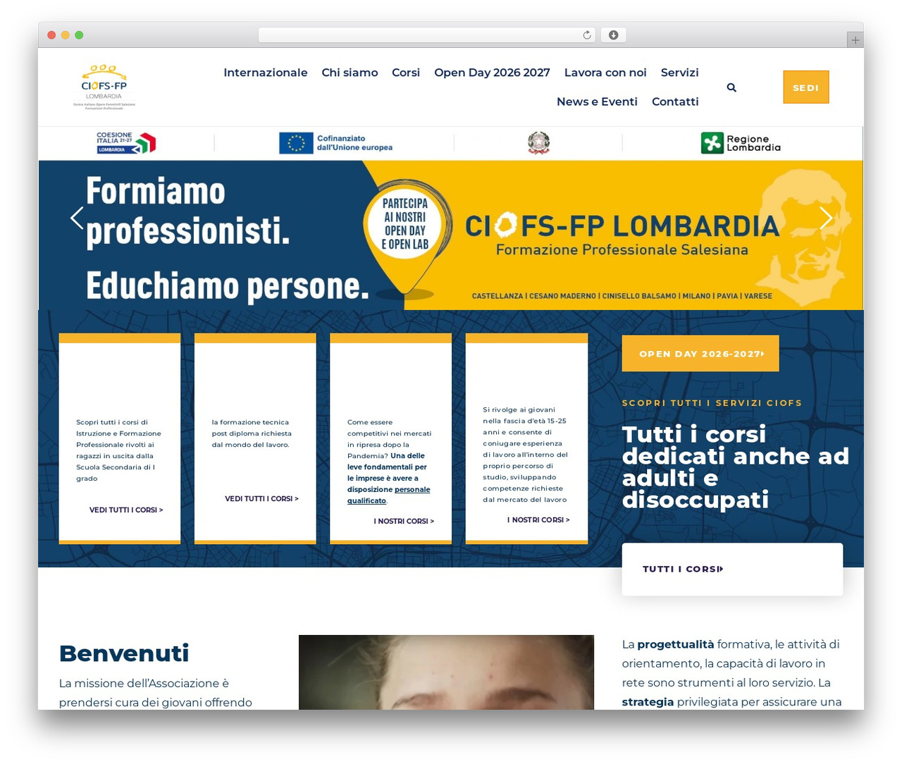 Hello Elementor Child WordPress theme - ciofslombardia.com