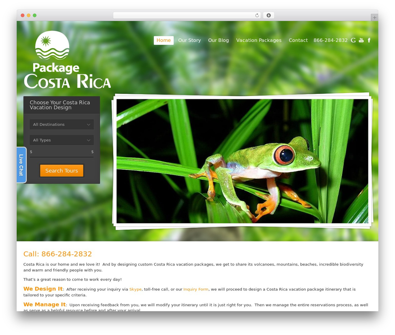 Midway theme WordPress - packagecostarica.com