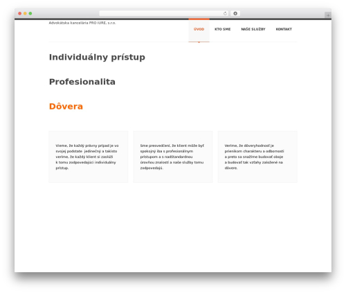 SmartStart WP - Responsive HTML5 Theme theme WordPress - proiure.sk