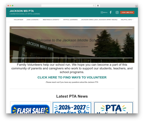Simple contact info WordPress plugin - jacksonpta.org