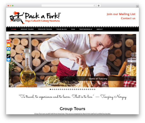 Theme WordPress Legacy - packafork.com