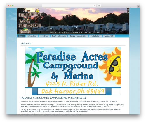 Theme WordPress Version2 - paradiseacrescampground.com