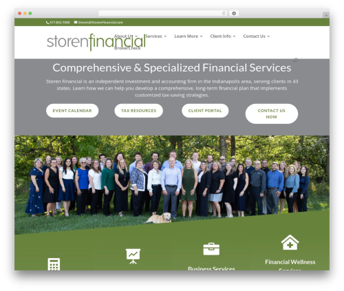 WordPress theme Divi - storenfinancial.com