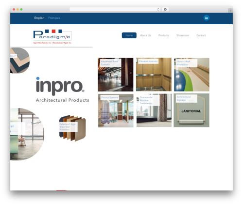 WordPress theme Pearl WordPress - paradigme.ca