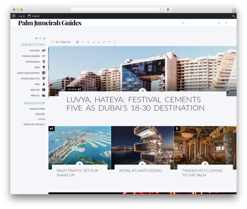WordPress website theme Implicit - palmjumeirahguides.com
