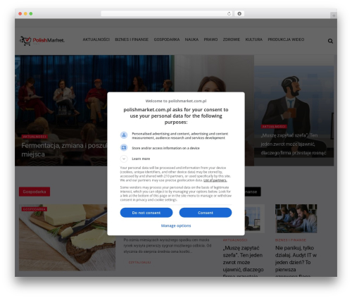 Barta WordPress theme - polishmarket.com.pl