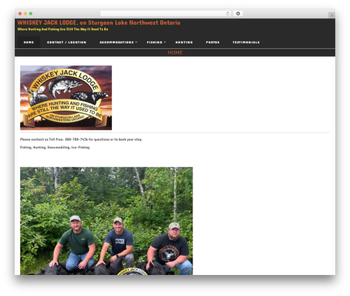Best WordPress theme Accesspress Basic Pro - whiskeyjacklodge.com