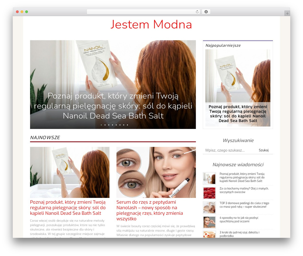 Feminine Codebase theme WordPress - jestemmodna.pl Feminine Codebase theme WordPress - jestemmodna.pl