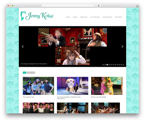 Filtered WordPress theme - jenniferkokai.com