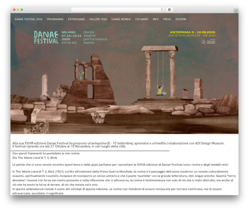 Hello Elementor free WordPress theme - danaefestival.com