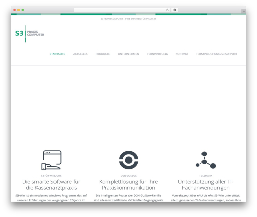 INTERDATA WordPress page theme - praxiscomputer.de