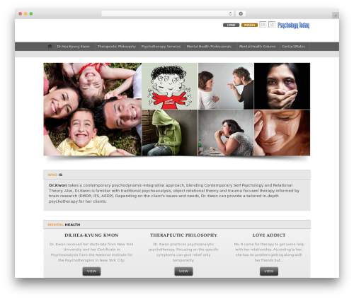 iTheme2 WordPress theme design - psychotherapistdrkwon.com