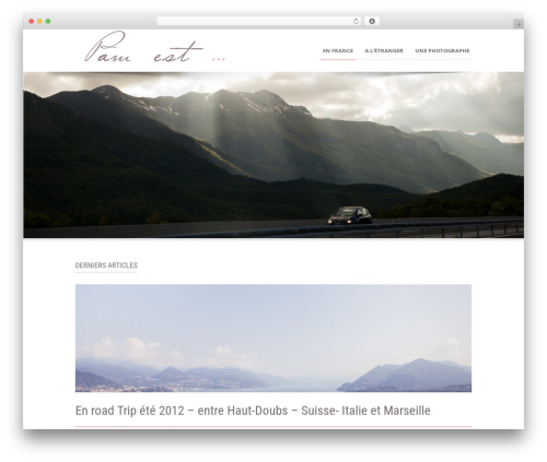 Maxima WordPress website theme - pam-et-la-photo.fr