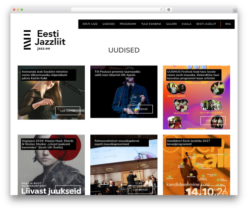 Oscillator WordPress theme - jazz.ee