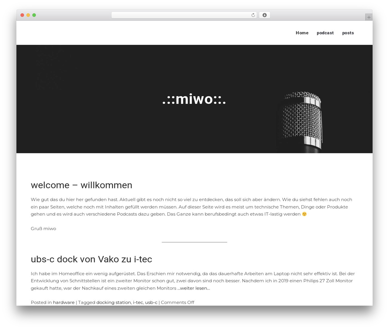 Podcaster SecondLine theme WordPress - miwo.info Podcaster SecondLine theme WordPress - miwo.info