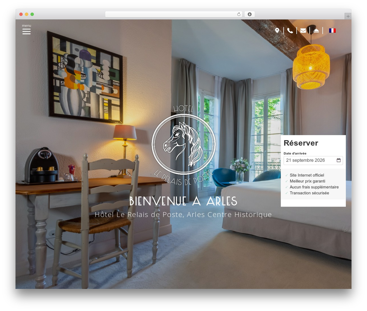 Theme WordPress Divi - hotelrelaisdeposte.com