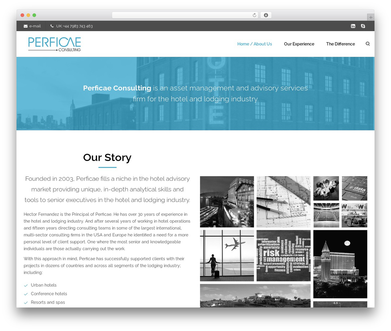 Lambda WordPress theme - perficae.com