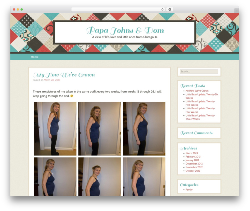 WordPress theme Patchwork - papajohnsanddom.com