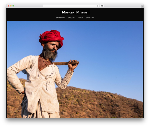 Borano photography WordPress theme - masashimitsui.com