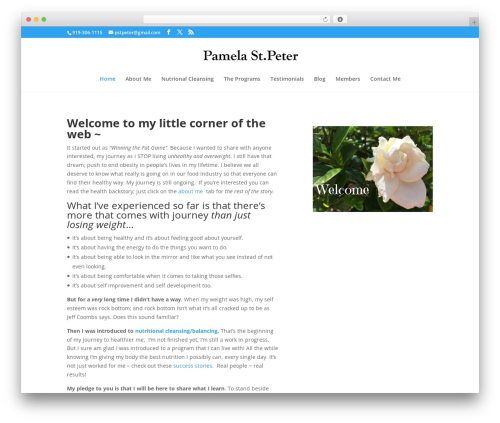 Dirigo Creative Divi theme WordPress - pamelastpeter.com