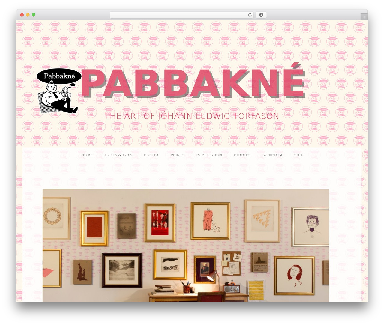 Snaps WordPress theme - pabbakne.is