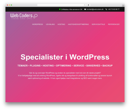 Theme WordPress WebCoders v4 - webcoders.dk