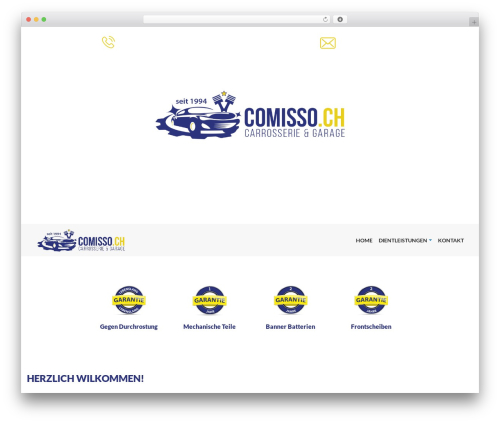 WordPress theme Comisso - comisso.ch