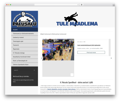 The events calendar templates and shortcode WordPress plugin - palusalu.ee