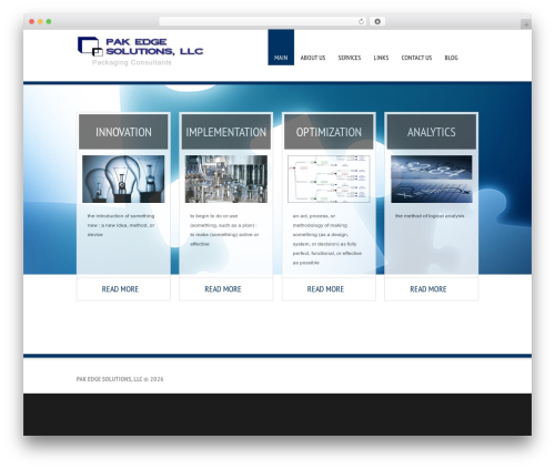 WordPress theme theme1560 - pakedgellc.com