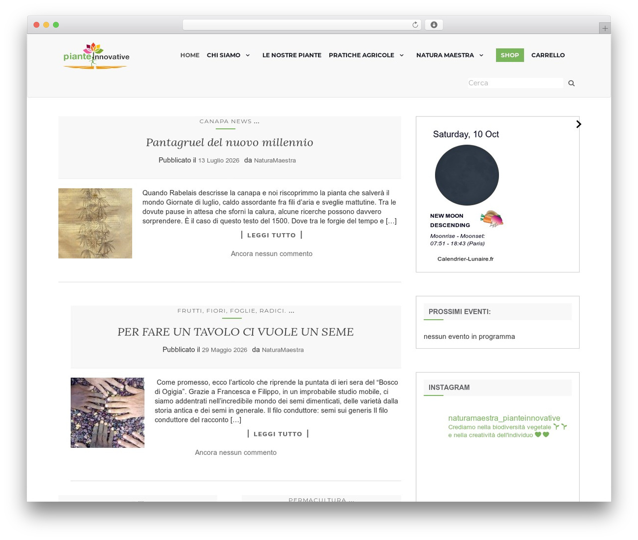 Activello WordPress theme - pianteinnovative.it