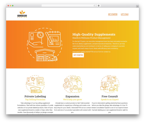 Beaver Builder Theme WordPress theme - nutra.center