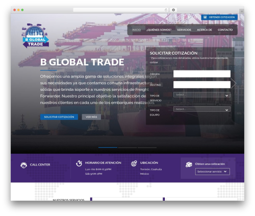 Cargo WordPress plugin - bglobaltrade.com