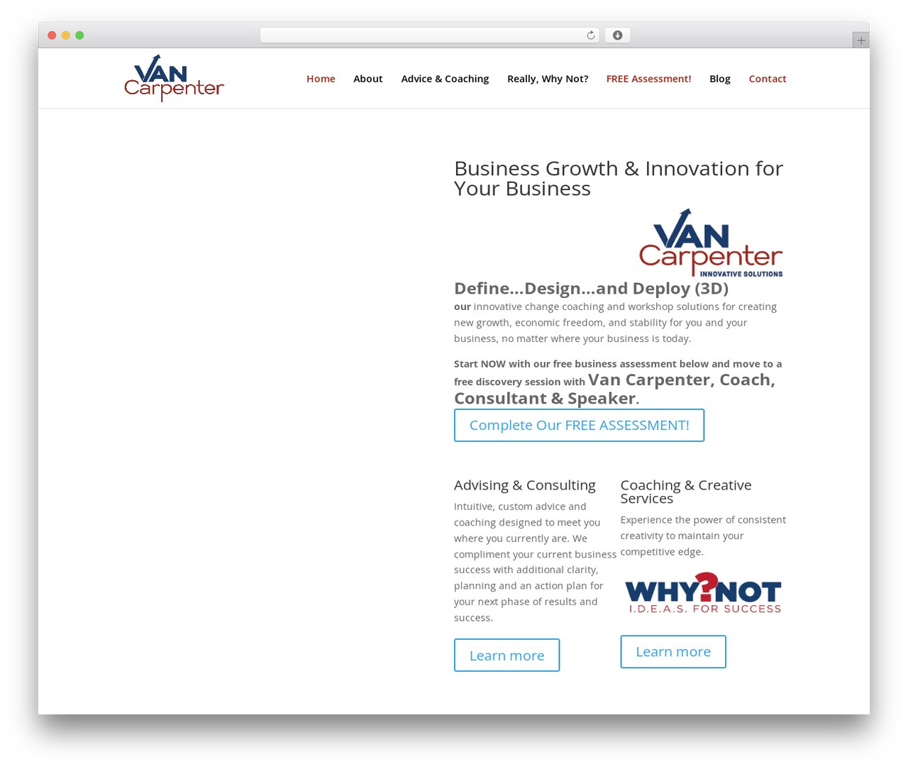 Divi theme WordPress - vancarpenter.com Divi theme WordPress - vancarpenter.com