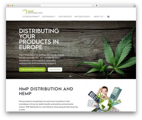 Divi theme WordPress - hmp-distribution.com