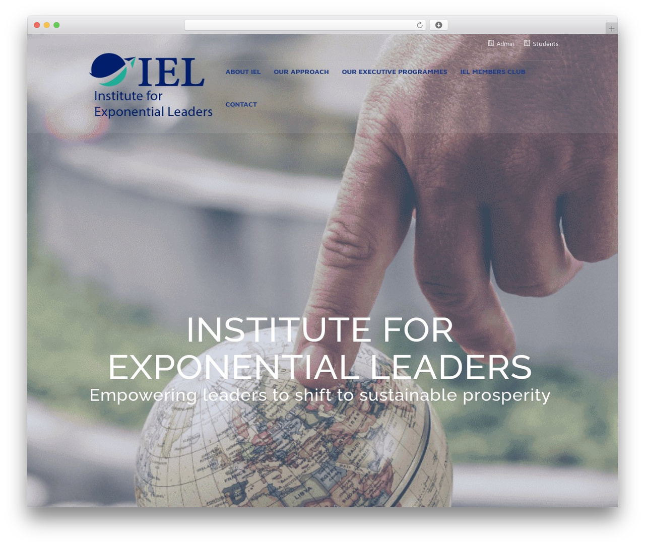 Divi WordPress theme - instituteforexponentialleaders.com