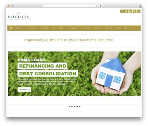 Fontpress WordPress plugin - precisionlending.com.au
