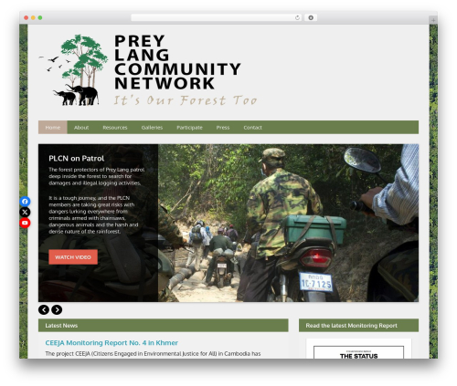 Forward theme WordPress - preylang.net