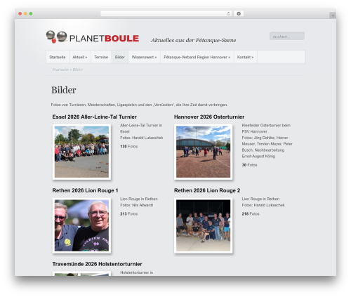 Tabbed widgets WordPress plugin - planetboule.de/bilder