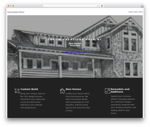 Ona free WordPress theme - costincreations.com