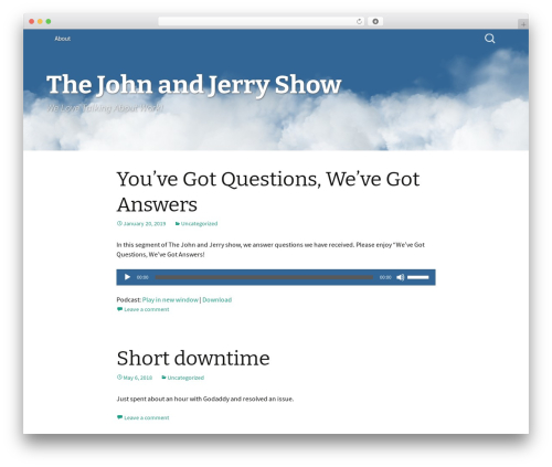 Audio Player by Clammr (audio-player-by-clammr) free WordPress plugin - johnandjerryshow.com Audio Player by Clammr (audio-player-by-clammr) free WordPress plugin - johnandjerryshow.com